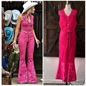 New Margot Robbie Barbie Western Cowboy Dress Up Gosling Cosplay Costume